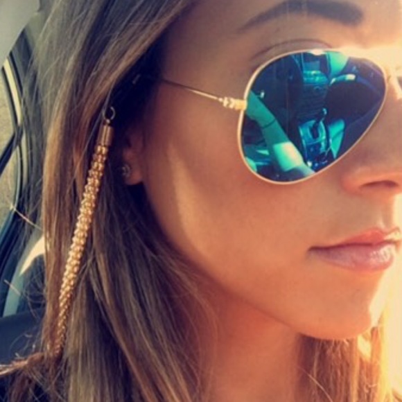 Ray Ban aviators in blue - Picture 3 of 3